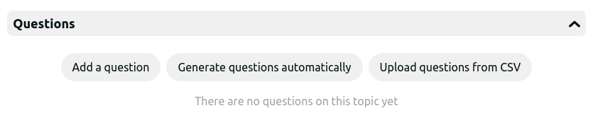 Questions